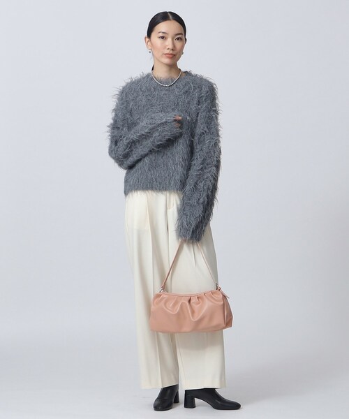 GALLEST（ギャレスト）の「◆タックハンドバッグ（ハンドバッグ・レディース・ブラック/ベビーピンク・00）」の12枚目の写真