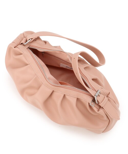 GALLEST（ギャレスト）の「◆タックハンドバッグ（ハンドバッグ・レディース・ブラック/ベビーピンク・00）」の5枚目の写真