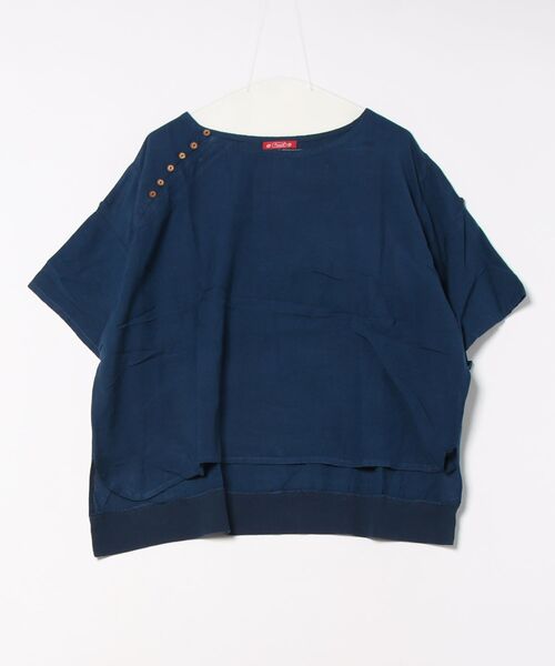チャイハネ(チャイハネ)の「【チャイハネ】麻混バラカトップス(その他トップス・レディース・ベージュ/ダークネイビー/レンガ/ナチュラル/カーキ/ブラック/ダークパープル/ダークブルー/ライトベージュ/ブルー/レッド・FREE)」の7枚目の写真
