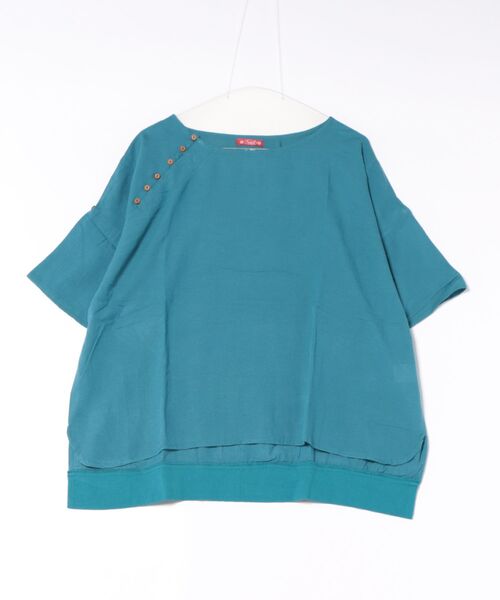 チャイハネ(チャイハネ)の「【チャイハネ】麻混バラカトップス(その他トップス・レディース・ベージュ/ダークネイビー/レンガ/ナチュラル/カーキ/ブラック/ダークパープル/ダークブルー/ライトベージュ/ブルー/レッド・FREE)」の6枚目の写真