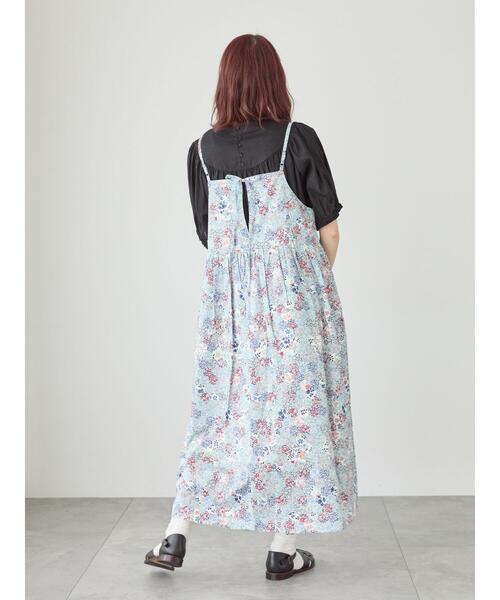 サマンサモスモス　ツハル　スリーピングローズ　ワンピース　リバティ ツハルバイサマンサモスモス リバティSleeping Rose ワンピース