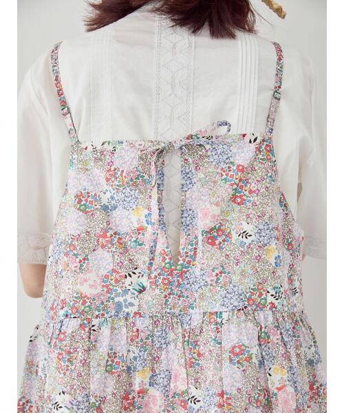 TSUHARU by Samansa Mos2（ツハルバイサマンサモスモス）の「【LIBERTY】Patchwork Classics柄ワンピ（ワンピース・レディース・ピンク/ブルー・F）」の22枚目の写真