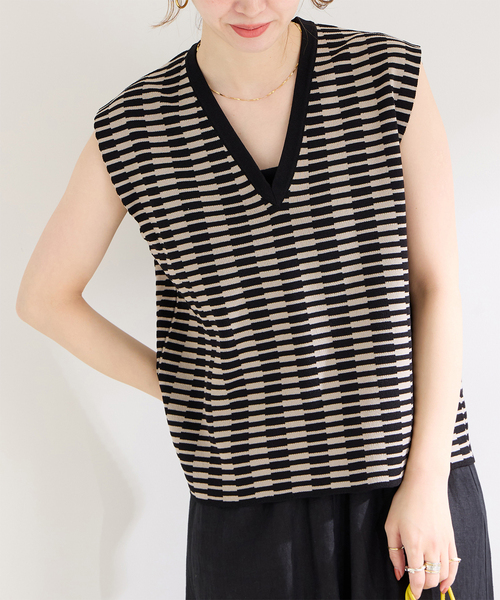 特大 CARRAIG DONN ニットベスト セーター XXL R-7002 Carraig Donn アイルランド製アランニットセーター 生成りカラー
