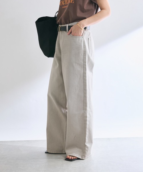 RIVE DROITE（リヴドロワ）の「MONN.:.(モン)/LOOSE DENIM（デニムパンツ・レディース・ブルー/ブラック/ライトグレー・38/36/34）」の18枚目の写真