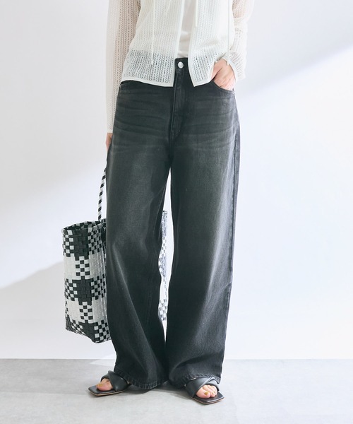 RIVE DROITE（リヴドロワ）の「MONN.:.(モン)/LOOSE DENIM（デニムパンツ・レディース・ブルー/ブラック/ライトグレー・38/36/34）」の21枚目の写真