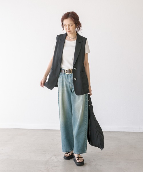 MONN.:.(モン)】LOOSE DENIM | RIVE DROITE(リヴドロワ