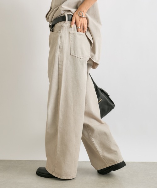 美品　RIVE DROITE　MONN　LOOSE オーバーオール　デニム MONN.:.(モン)】LOOSE DENIM | RIVE DROITE(リヴドロワ