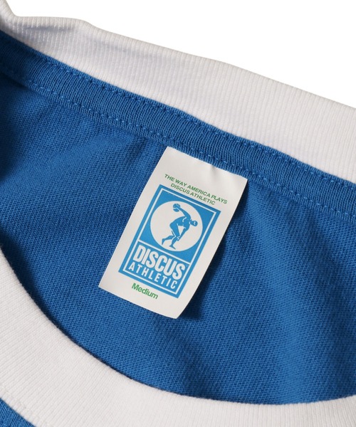 DISCUS ATHLETIC(ディスカス アスレチック)の「【DISCUS ATHLETIC/ディスカスアスレチック】ユニバーサルカレッジTシャツ(Tシャツ/カットソー・レディース・チャコールグレー/ホワイト系その他2/ブルー/ライトグレー/ホワイト系その他・38)」の16枚目の写真