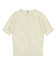 [NASTY FANCY CLUB]HEIDI KNITTED OFF-SHOULDER Tシャツ★24SS★ A'GEM/9 × .kom 『 FANCY CLUB/ファンシークラブ』 HEIDI