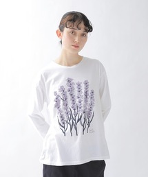 Plantation ナチュラルライン　長袖Tシャツ ホワイト プランテーション Plantation ナチュラルライン長袖Tシャツ ホワイト プランテーション