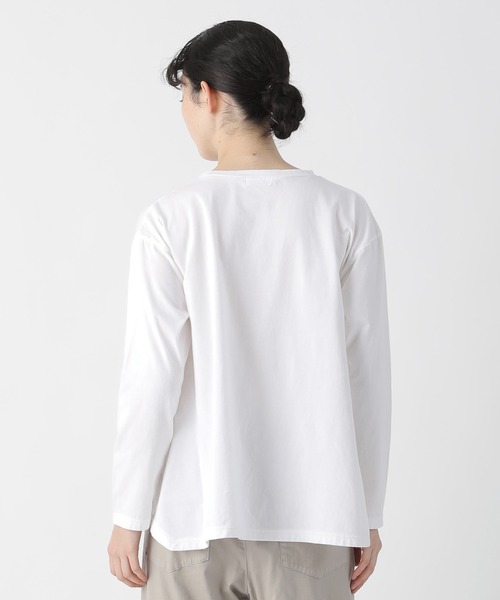Plantation(プランテーション)の「(B)ハーブT / Tシャツ / (O)(Tシャツ/カットソー・レディース・ホワイト/ライトパープル・M size)」の9枚目の写真