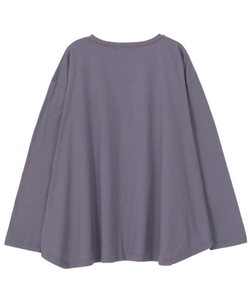 Plantation(プランテーション)の「(B)ハーブT / Tシャツ / (O)(Tシャツ/カットソー・レディース・ホワイト/ライトパープル・M size)」の13枚目の写真