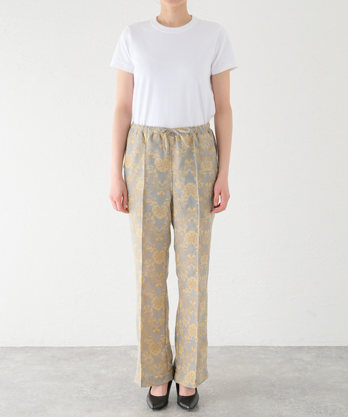 Needles（ニードルス）の「【NEEDLES/ニードルズ】String Boot cut pant:パンツ（スラックス・レディース・ホワイト×ホワイト・SMALL）」の3枚目の写真