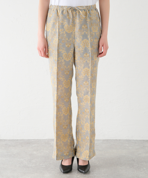 Needles（ニードルス）の「【NEEDLES/ニードルズ】String Boot cut pant:パンツ（スラックス・レディース・ホワイト×ホワイト・SMALL）」の4枚目の写真