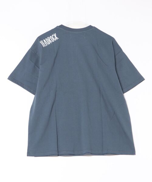 HEAD ROCK(ヘッドロック)の「半袖オーバーサイズTシャツ(大人)(Tシャツ/カットソー・レディース・スミクロ/ネイビー/ベージュ/オートミール・175/165/185)」の5枚目の写真