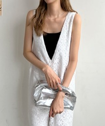 パネルレース2wayサロペット