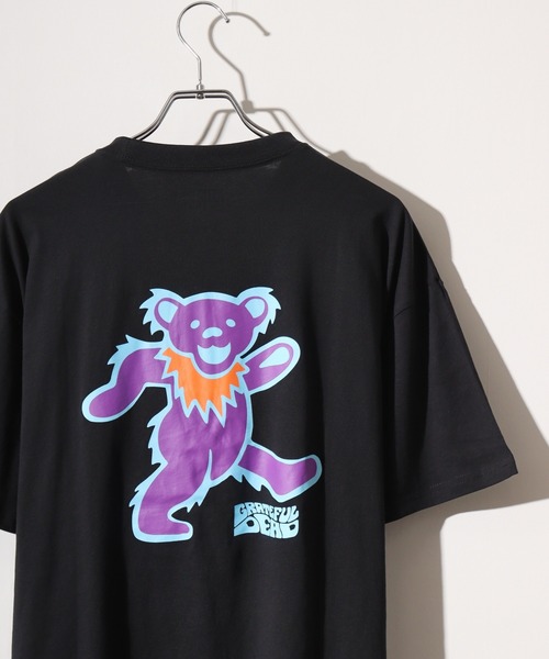 Grateful Dead(グレイトフルデッド)の「Grateful Dead グレートフルデッドプリントオーバーサイズTシャツ unisex(Tシャツ/カットソー・メンズ・チャコール/ネイビー/ベージュ/パープル/グリーン/オフホワイト/ホワイト系/ブラック/ホワイト系2/ダークグリーン/チャコールグレー/杢グレー/オレンジ/ベージュ系1/ブラック系1/ホワイト系3・M/L/XL)」の7枚目の写真