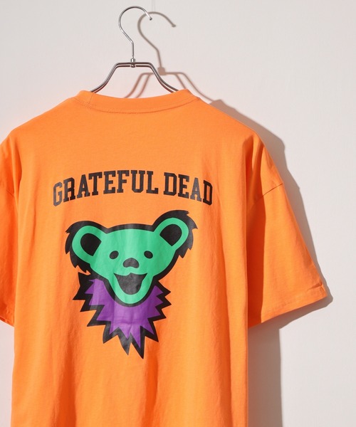 Grateful Dead(グレイトフルデッド)の「Grateful Dead グレートフルデッドプリントオーバーサイズTシャツ unisex(Tシャツ/カットソー・メンズ・チャコール/ネイビー/ベージュ/パープル/グリーン/オフホワイト/ホワイト系/ブラック/ホワイト系2/ダークグリーン/チャコールグレー/杢グレー/オレンジ/ベージュ系1/ブラック系1/ホワイト系3・M/L/XL)」の16枚目の写真