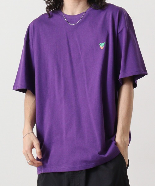Grateful Dead(グレイトフルデッド)の「Grateful Dead グレートフルデッドプリントオーバーサイズTシャツ unisex(Tシャツ/カットソー・メンズ・チャコール/ネイビー/ベージュ/パープル/グリーン/オフホワイト/ホワイト系/ブラック/ホワイト系2/ダークグリーン/チャコールグレー/杢グレー/オレンジ/ベージュ系1/ブラック系1/ホワイト系3・M/L/XL)」の21枚目の写真