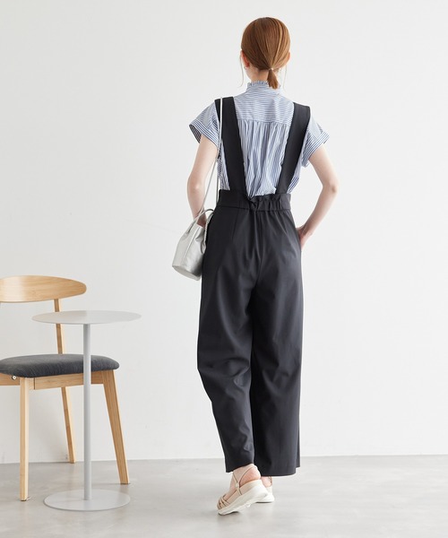 ROPE' PICNIC(ロペピクニック)の「新色追加/フリルバンドシャツ(シャツ/ブラウス・レディース・ブルー/オフホワイト/ブラック/ピンク/ネイビー・38)」の7枚目の写真