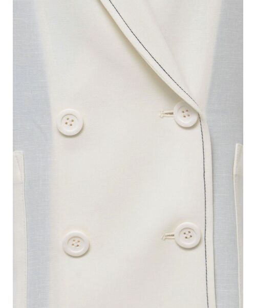 LAGUNAMOON（ラグナムーン）の「ロールアップジャケット（テーラードジャケット・レディース・ベージュ/ホワイト・FREE）」の16枚目の写真