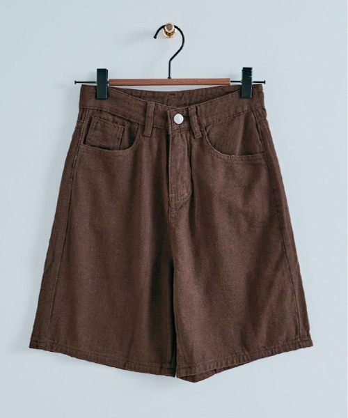 デニムハーフパンツ　MARQUES ' ALMEIDA セール】レースデニムハーフパンツ（デニムパンツ）｜SOLLON