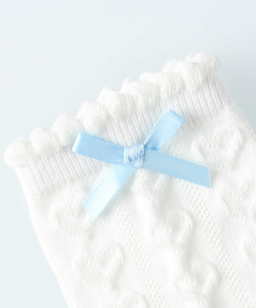 Right-on（ライトオン）の「【VIVIAN BLUE】ガーリーソックス 3足セット（ソックス/靴下・キッズ・ブラック×ホワイト・L/M）」の9枚目の写真