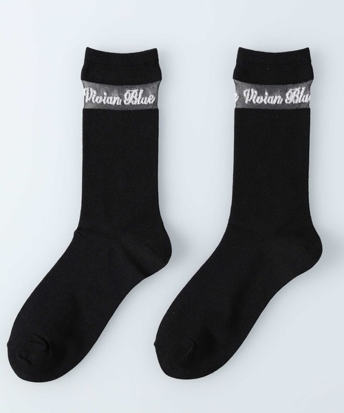 Right-on（ライトオン）の「【VIVIAN BLUE】ガーリーソックス 3足セット（ソックス/靴下・キッズ・ブラック×ホワイト・L/M）」の8枚目の写真