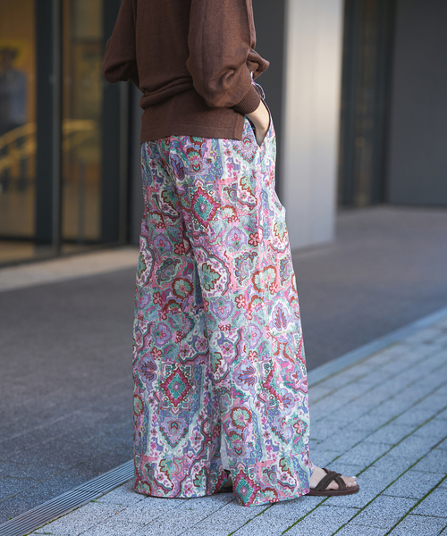 セール】IENA LA BOUCLE DEVEAUX 更紗パンツ（その他パンツ