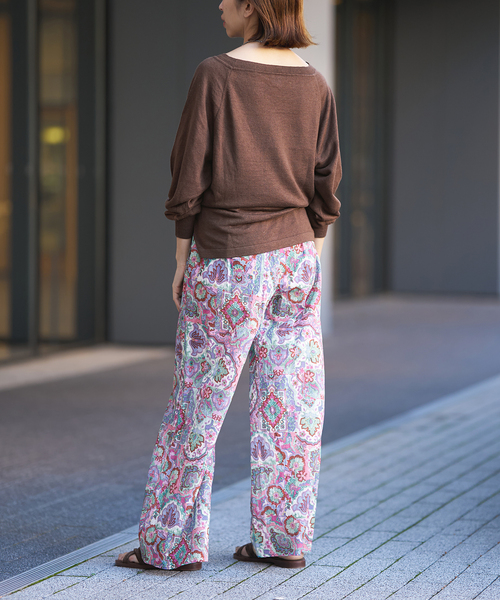 IENA LA BOUCLE(イエナラブークル)の「IENA LA BOUCLE DEVEAUX 更紗パンツ(その他パンツ・レディース・ブルー系その他・36/38/40)」の19枚目の写真