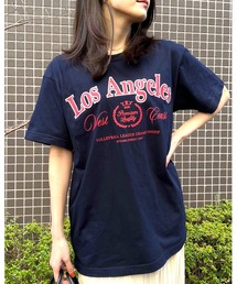 【RGY】LOS ANGELES プリントTシャツ (CP)