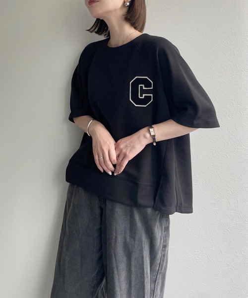 ap retro(アプレトロ)の「サガラロゴワッペンTシャツ(Tシャツ/カットソー・レディース・オフホワイト/ブラック・FREE)」の13枚目の写真