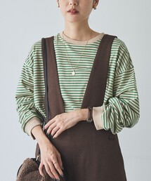 【WEB限定】USAコットンレトロボーダーTシャツ