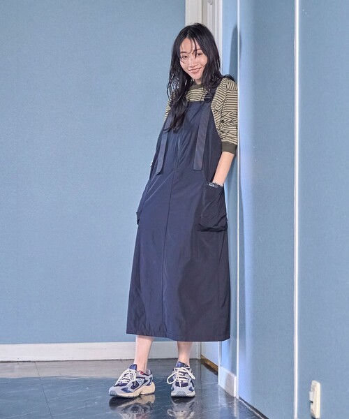 coen(コーエン)の「【WEB限定】USAコットンレトロボーダーTシャツ(Tシャツ/カットソー・レディース・ベージュ/ナチュラル/ケリーグリーン/パープル/ブラウン/オレンジ/ワインレッド/ダークグレー/ライム/ピンク/ライトブルー/ホワイト・L/M)」の16枚目の写真