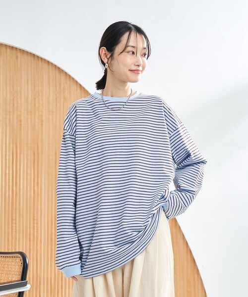 【BOYCOTT】boycottボイコットピンクカットソーボーダー美品！高品質 BOYCOTT】boycottボイコットピンクカットソーボーダー美品！高