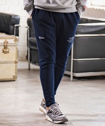 felkod | mp12592-Cord Accents Knit Denim Pants スピンドルパンツ(デニムパンツ)