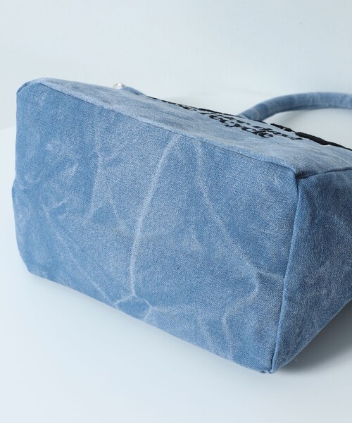 【Ganni】関税送料込 ロゴ刺繍デニムトートバッグ ブルー Ganni】関税送料込 ロゴ刺繍デニムトートバッグ ブルー (Ganni