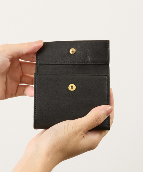 SLOW スロウ / bono-clasp trifold wallet 栃木レザーコンパクト