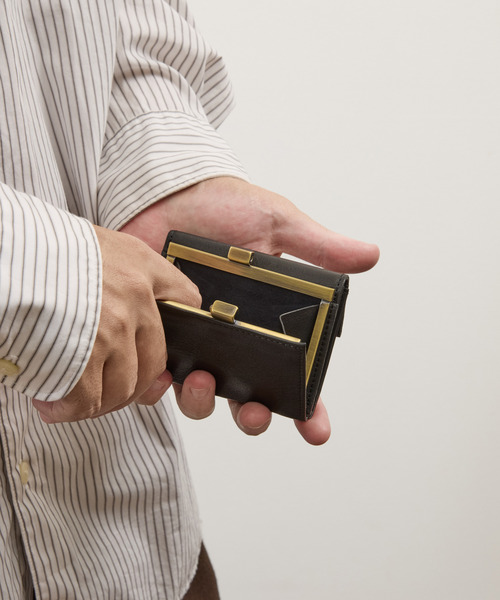 SLOW スロウ / bono-clasp trifold wallet 栃木レザーコンパクト