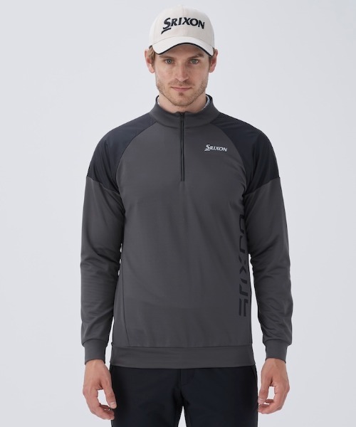 【セール】ロゴデザインハーフジップカットソー（Tシャツ/カットソー）｜SRIXON（スリクソン）