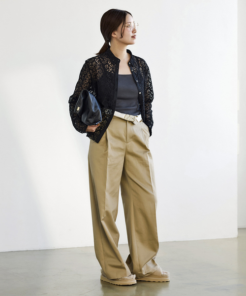 IENA（イエナ）の「ラッセルレースシャツ（シャツ/ブラウス