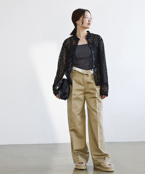 IENA（イエナ）の「ラッセルレースシャツ（シャツ/ブラウス）」 - WEAR