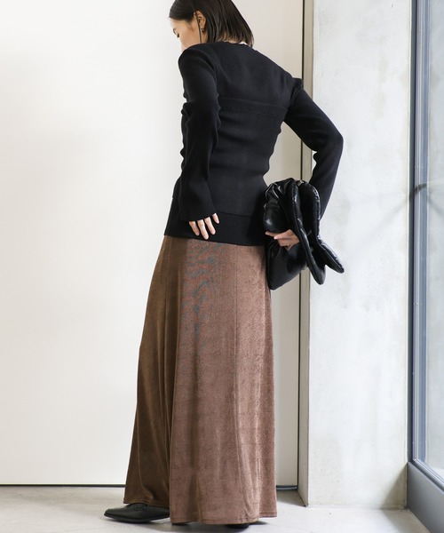 select MOCA(セレクトモカ)の「ビスチェセットリブニット(ニット/セーター・レディース・グレー/ブラック/アイボリー・FREE)」の10枚目の写真