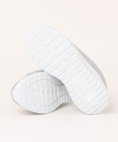 LUGG NAGG(ラグナグ)の「【addottona】【軽量】メッシュ伸縮ラメスリッポン(スニーカー・レディース・ブラック/グレー/ホワイト/ネイビー/レオパード・22.5cm/23.0cm/23.5cm/24.0cm/24.5cm)」の6枚目の写真