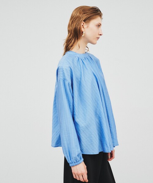 cloenc（クロエンス）の「◆【手洗い可】ボリュームリボンブラウス（シャツ/ブラウス・レディース・オフホワイト/ブルー/ブラック・02）」の11枚目の写真