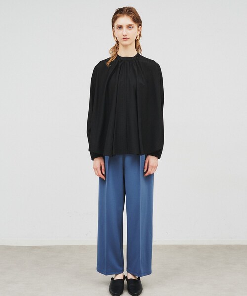 cloenc（クロエンス）の「◆【手洗い可】ボリュームリボンブラウス（シャツ/ブラウス・レディース・オフホワイト/ブルー/ブラック・02）」の13枚目の写真