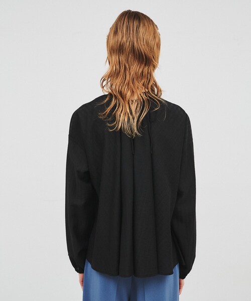 cloenc（クロエンス）の「◆【手洗い可】ボリュームリボンブラウス（シャツ/ブラウス・レディース・オフホワイト/ブルー/ブラック・02）」の16枚目の写真