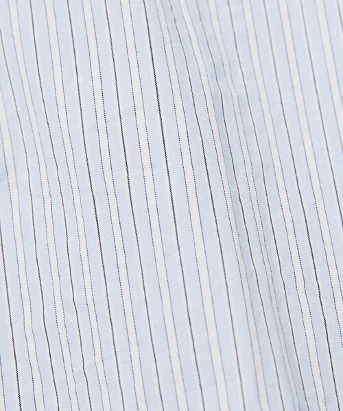 HINSON（ヒンソン）の「HINSON/ヒンソン レギュラーカラー ブロード ロングスリーブシャツ/ストライプ/リラックスフィット（シャツ/ブラウス・メンズ・サックスブルー系/ブルー系/オフホワイト/ブラック・MEDIUM/LARGE）」の12枚目の写真