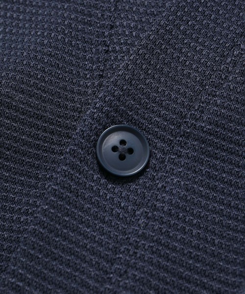 JUNRED（ジュンレッド）の「j.n.r.d/5分袖カノコアンサンブルカーディガン（アンサンブル・メンズ・ネイビー/サックスブルー/グレー・L/LL/M）」の18枚目の写真