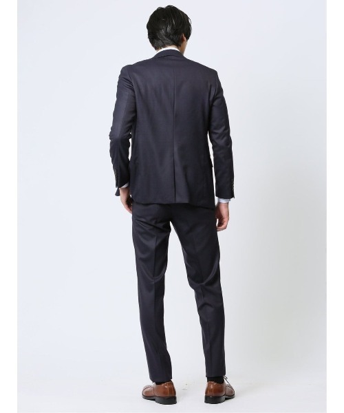 セール】【光沢 ウール混 ストレッチ】タカキュー 2ボタン3ピース